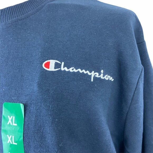 Champion Nany Blue Crewneck Sweatshirt XL NWT - Picture 3 of 6